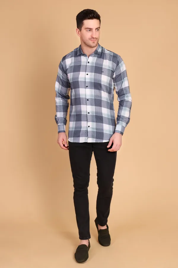Green_Cyan_Cotton_Long_Shirt_For_Men