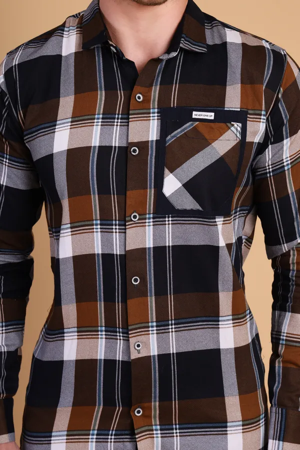 Gray_Cotton__Long_Shirt_For_Men
