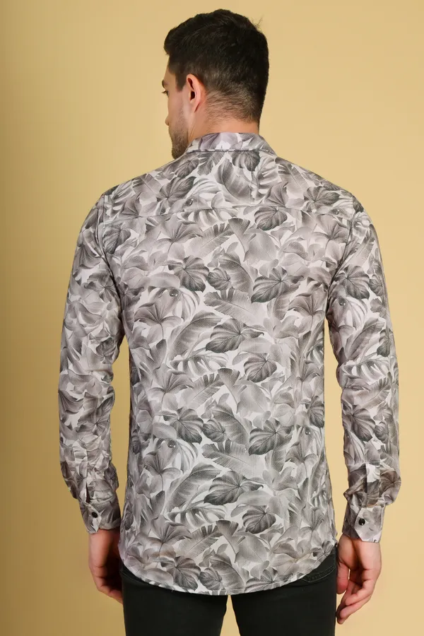 Bluish_Cyan_Cotton_Long_Shirt_For_Men