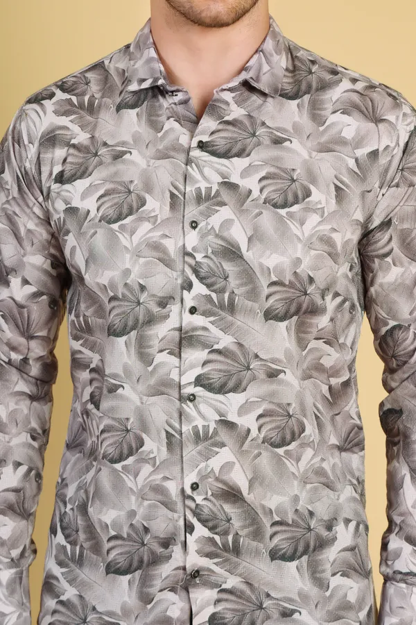 Bluish_Cyan_Cotton_Long_Shirt_For_Men
