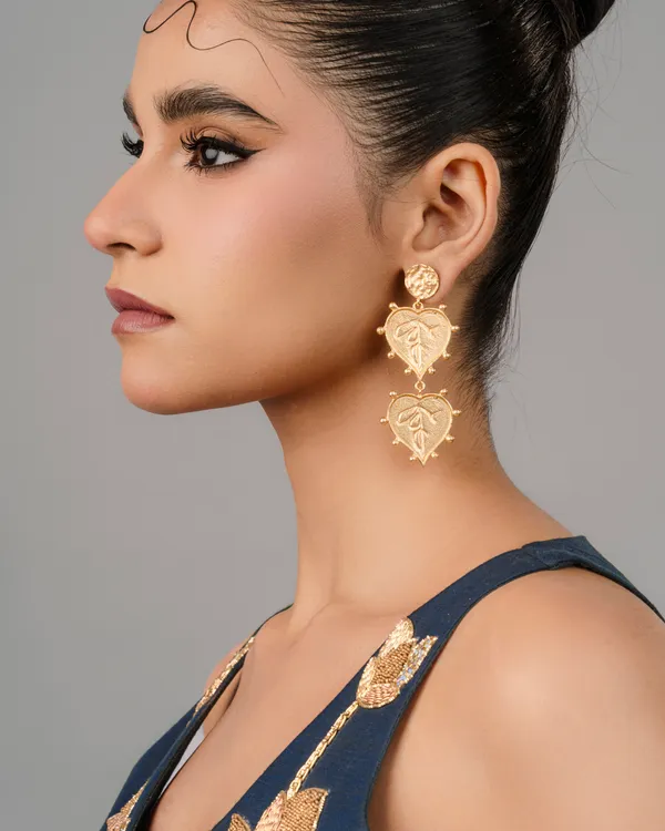 18K_Gold_Plated_Heart_Drops_Earrings_For_Women