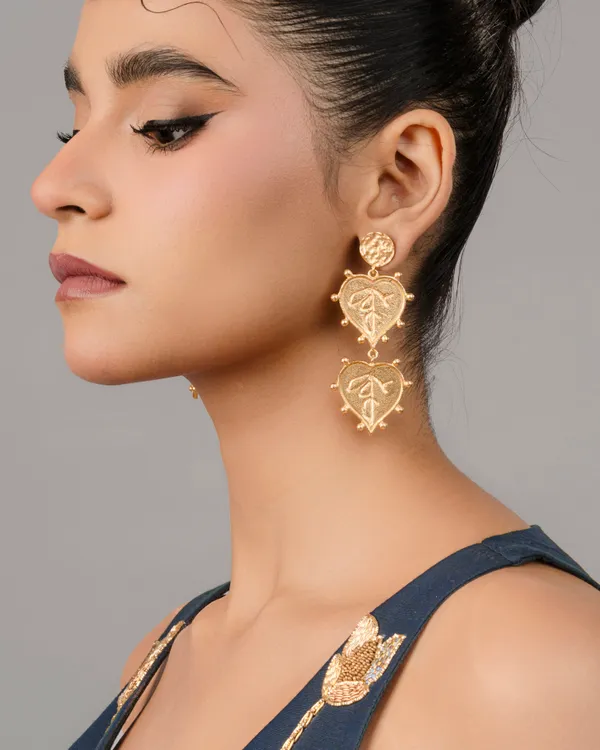 18K_Gold_Plated_Heart_Drops_Earrings_For_Women