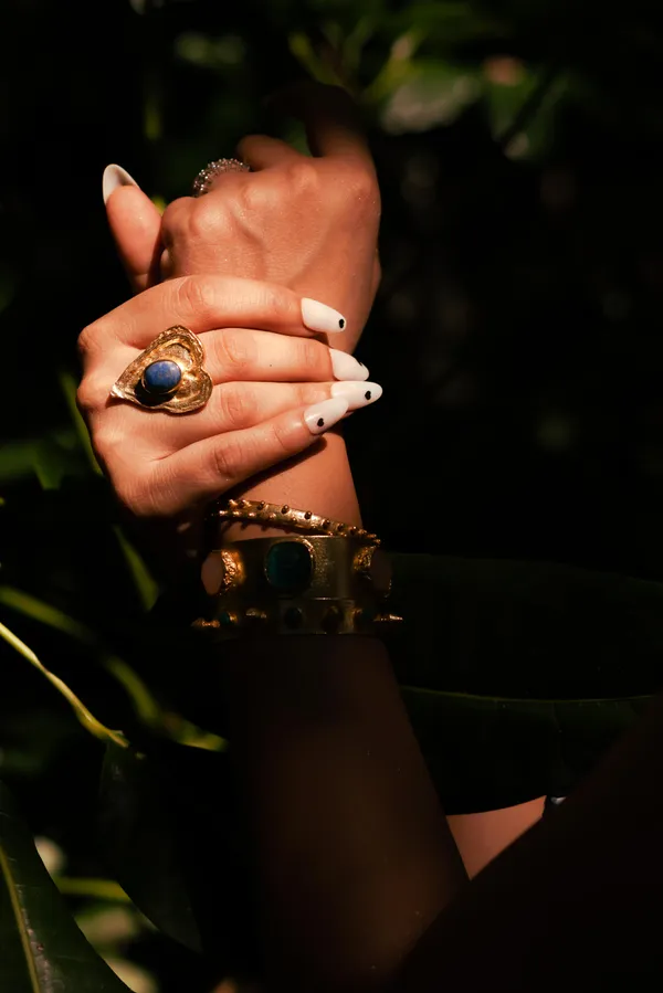 18K_Gold_Plated_Heart_Shaped_Ring_For_Women
