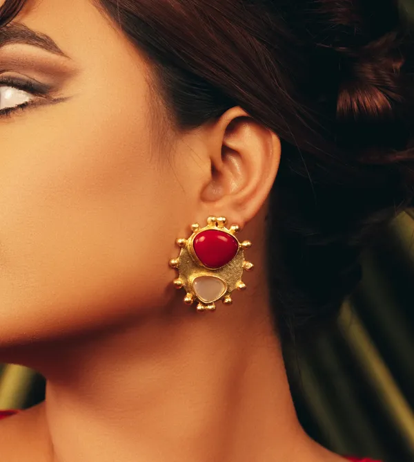 Red_Scarlet_Bloom_Floral_Dangler_Beautiful_Statement_Earrings_For_Girls
