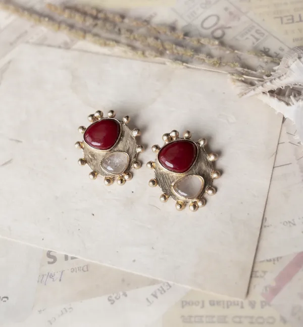 Red_Scarlet_Bloom_Floral_Dangler_Beautiful_Statement_Earrings_For_Girls
