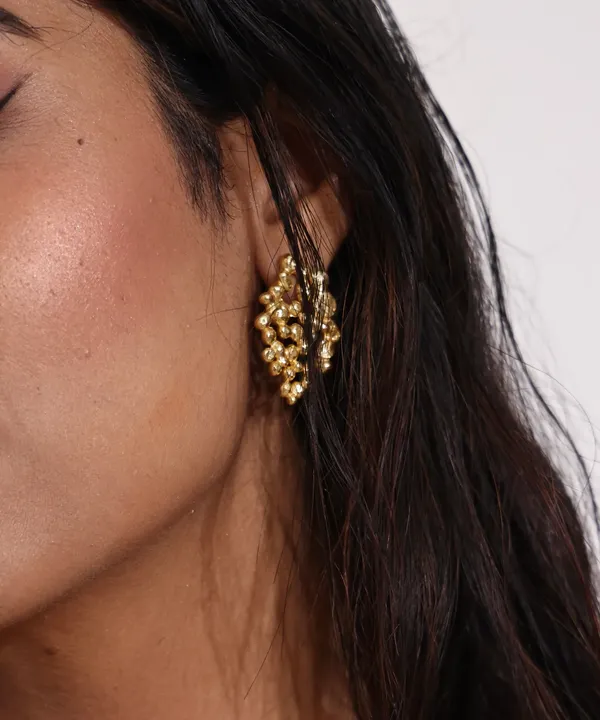 Golden_Dots_Earring