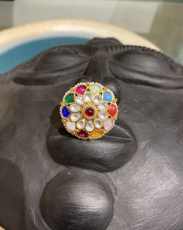 18K_Gold_Plated_Stone_Studded_Navratan_Ring