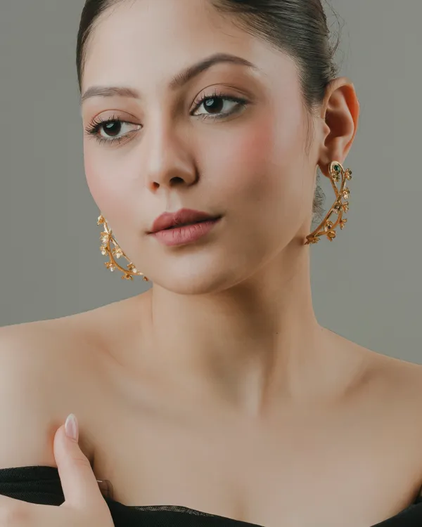 Twisted_Flower_Earring