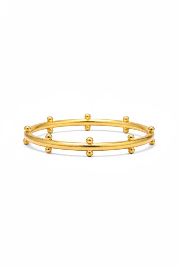 Gold_Dotted_Minimal_Textured_Metal_Kada_Bangle_For_Women