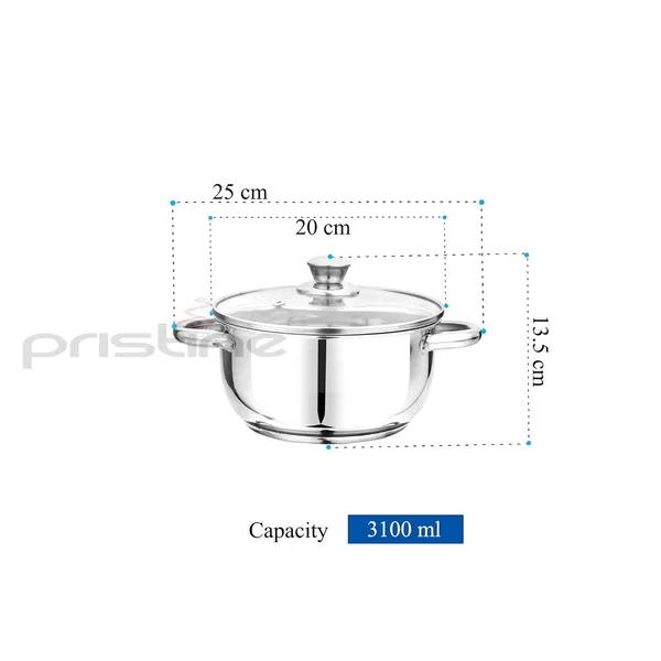 Stainless_Steel_Tri_Ply_Sandwich_Induction_Base_Cooking_Essential_Casserole_With_Knob_Glass_Lid_(3.18L,_Silver)