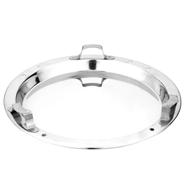 Stainless_Steel_Tri_Ply_Induction_Compatible_Base_Multi_Purpose_Kadai_With_Steel_Lid_&_5_Plates,_27_Cm_/_4.750Ltrs,_(2_Idli_Plates,_2_Dhokla,1_Patra_Plates),_Silver