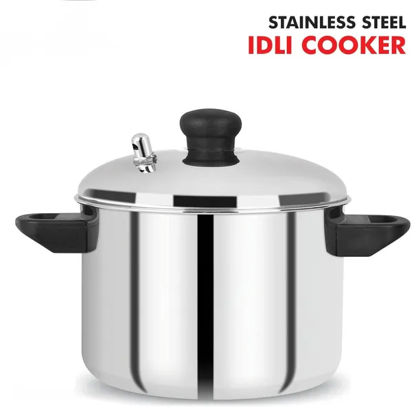 Stainless_Steel_Induction_Compatible_Long_Lasting_Traditional_Idli_Cooker_With_4_Plate,_16_Idlis_(20Cm,_Silver)