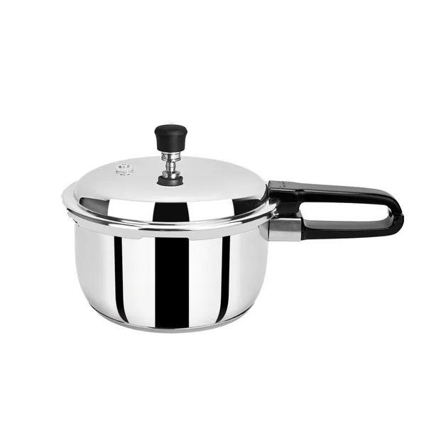 Stainless_Steel_Tri_Ply_18/8__Induction_Base_Outer_Lid_Pressure_Cooker,_Isi_Marked_With_Tadka_Pan-_280Ml_(3L,_Silver)