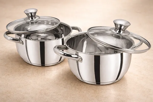 Stainless_Steel_Tri_Ply_Induction_Compatible__Sandwich_Base_Cookware/Casserole_Set_16Cm_&_18Cm,_Capacity-1.7L_&_2.25L_(4Piece,_Silver),_2.3_Quarts