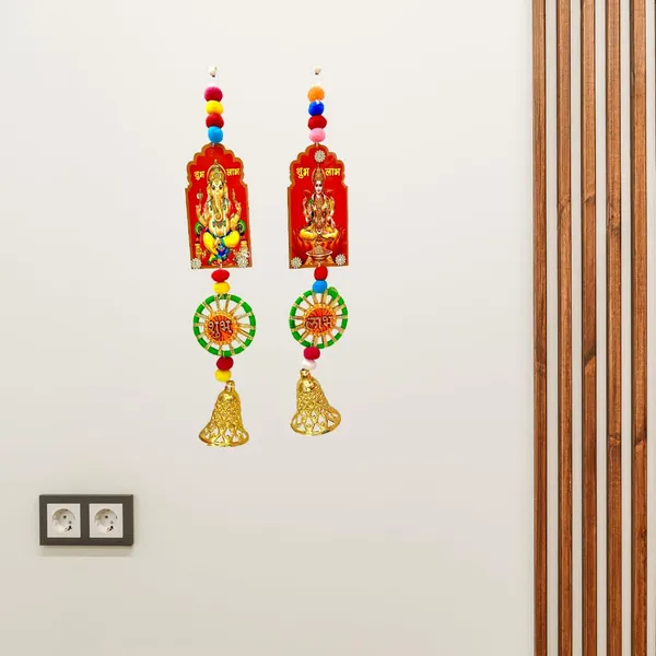 Ganesh_Ji_Laxmi_Ji_Door_Hanging_Toran_For_Diwali_Decor__Shubh_Labh_Wall_Hanging__Handmade_Mdf_&_Colorful_Beads__Decorative_Toran_For_Home,_Temple,_Pooja_Room_&_Entrance__Pack_Of_2__39_X_7.5_Cm