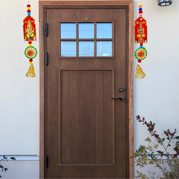 Ganesh_Ji_Laxmi_Ji_Door_Hanging_Toran_For_Diwali_Decor__Shubh_Labh_Wall_Hanging__Handmade_Mdf_&_Colorful_Beads__Decorative_Toran_For_Home,_Temple,_Pooja_Room_&_Entrance__Pack_Of_2__39_X_7.5_Cm
