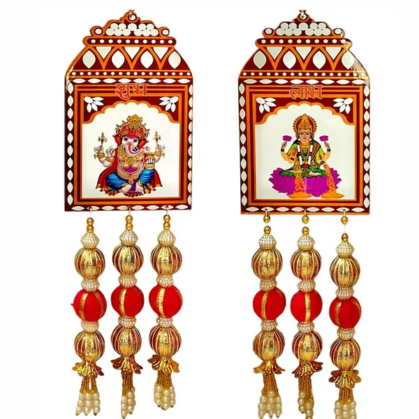 Ganesh_Ji_Laxmi_Ji_Idol_Door_Hanging__Toran_For_Diwali_Decor_Mdf_&_Handmade_Colorful_Beads__Decorative_Toran_For_Home,_Temple,_Pooja_Room_&_Entrance__Pack_Of_2__40_X_10_Cm