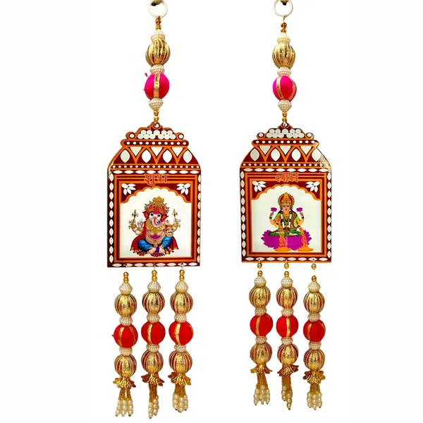 Ganesh_Ji_Laxmi_Ji_Idol_Door_Hanging__Toran_For_Diwali_Decor_Mdf_&_Handmade_Colorful_Beads__Decorative_Toran_For_Home,_Temple,_Pooja_Room_&_Entrance__Pack_Of_2__40_X_10_Cm