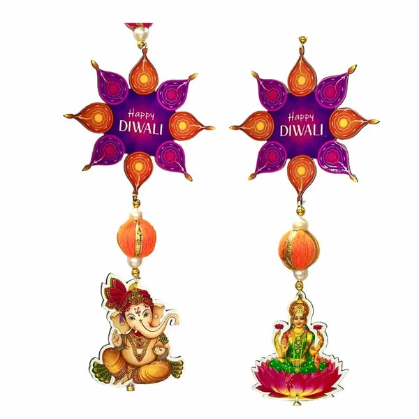 Diwali_Toran_Door_Hanging/Diwali_Decor__Made_With_Mdf_&_Golden_Beads_Artificial_Flowers_Decorative_Toran_For_Home,_Temple,_Pooja_Room_&_Entrance__32_X_10_Cm