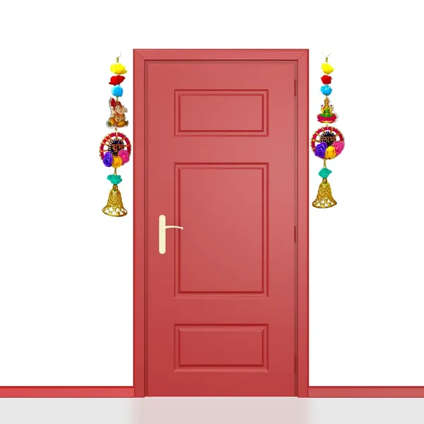 Diwali_Toran_Door_Hanging/Diwali_Decor__Made_With_Mdf_&_Golden_Beads_Artificial_Flowers_Decorative_Toran_For_Home,_Temple,_Pooja_Room_&_Entrance_Jhalar_For_Decoration_32_X_10_Cm