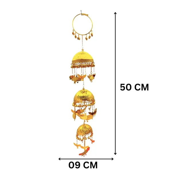 Golden_Tier_3D_Sparrow_Charms_Traditional_Bridal_Punjabi_Kaleera_Set_|_For_Weddings,_Engagements