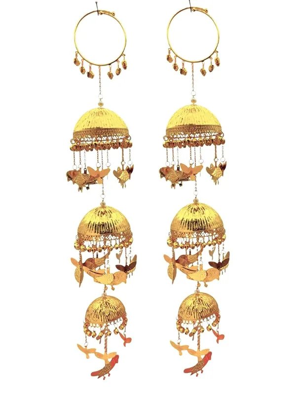 Golden_Tier_3D_Sparrow_Charms_Traditional_Bridal_Punjabi_Kaleera_Set_|_For_Weddings,_Engagements
