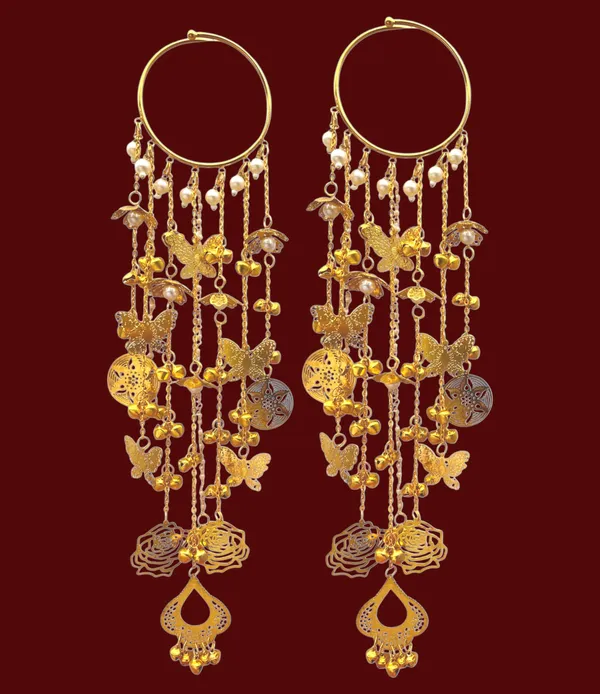 Butterfly_&_Floral_Drop_Traditional_Bridal_Punjabi_Kaleera_Set_|_For_Weddings,_Engagements