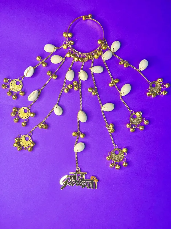 Customized_Golden_Traditional_Bridal_Punjabi_Kaleera_Set_with_Shell_Charm_|_For_Weddings,_Engagements