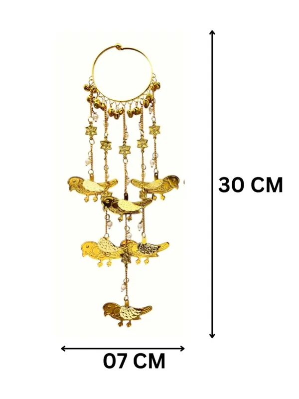 Gold-Toned_Bird_Charms_With_Pearls_Traditional_Bridal_Punjabi_Kaleera_Set_|_For_Weddings,_Engagements