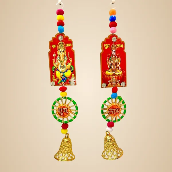 Ganesh_Ji_Laxmi_Ji_Door_Hanging_Toran_For_Diwali_Decor__Shubh_Labh_Wall_Hanging__Handmade_Mdf_&_Colorful_Beads__Decorative_Toran_For_Home,_Temple,_Pooja_Room_&_Entrance__Pack_Of_2__39_X_7.5_Cm