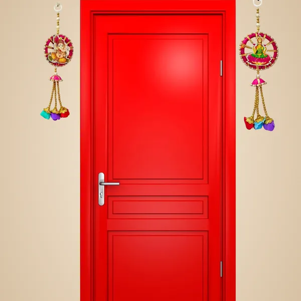 Ganesh_Ji_Laxmi_Ji_Photo_Door_Hanging/Garland_Toran_For_Diwali_Decor__Made_With_Mdf_&_Golden_Beads_Artificial_Flowers_Decorative_Toran_For_Home,_Temple,_Pooja_Room_&_Entrance__27_X_8.5_Cm