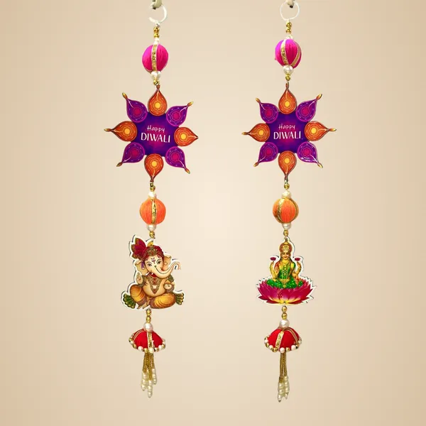 Diwali_Toran_Door_Hanging/Diwali_Decor__Made_With_Mdf_&_Golden_Beads_Artificial_Flowers_Decorative_Toran_For_Home,_Temple,_Pooja_Room_&_Entrance__32_X_10_Cm