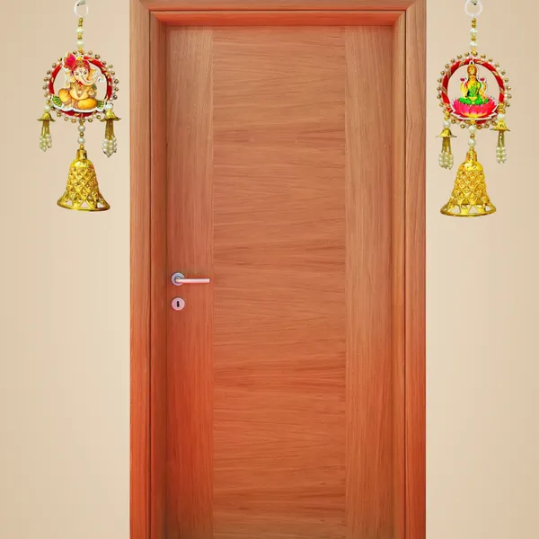Diwali_Toran_Door_Hanging/Diwali_Decor_Mdf(Laxmi_Ganesh)_&_Golden_Beads_Artificial_Flowers_Decorative_Toran_For_Home,_Temple,_Pooja_Room_&_Entrance_Jhalar_For_Decoration_32_X_10_Cm