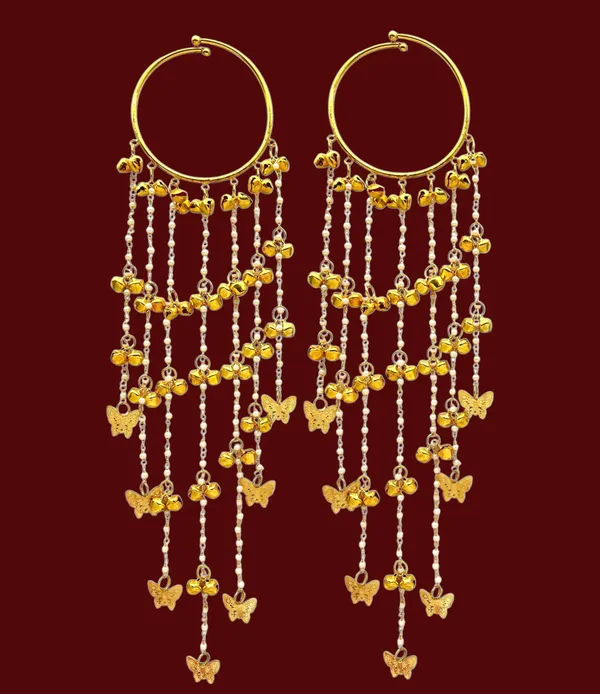 Golden_Butterfly_Pearl_String_Traditional_Bridal_Punjabi_Kaleera_Set_|_For_Weddings,_Engagements