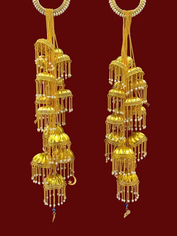 Customized_Charm_Long_Multi-Tier_Dome_Pearl_Chains_Traditional_Bridal_Punjabi_Kaleera_Set_|_For_Weddings,_Engagements