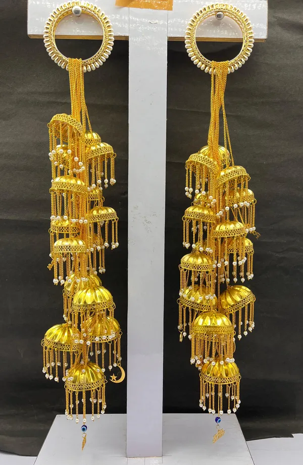 Customized_Charm_Long_Multi-Tier_Dome_Pearl_Chains_Traditional_Bridal_Punjabi_Kaleera_Set_|_For_Weddings,_Engagements