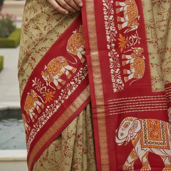 Beige_Red_Silk_Sarees