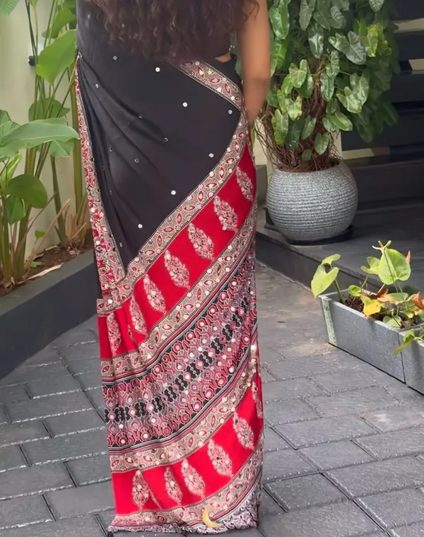 BLACK_RED_-_MIRROR_WORK_SAREE