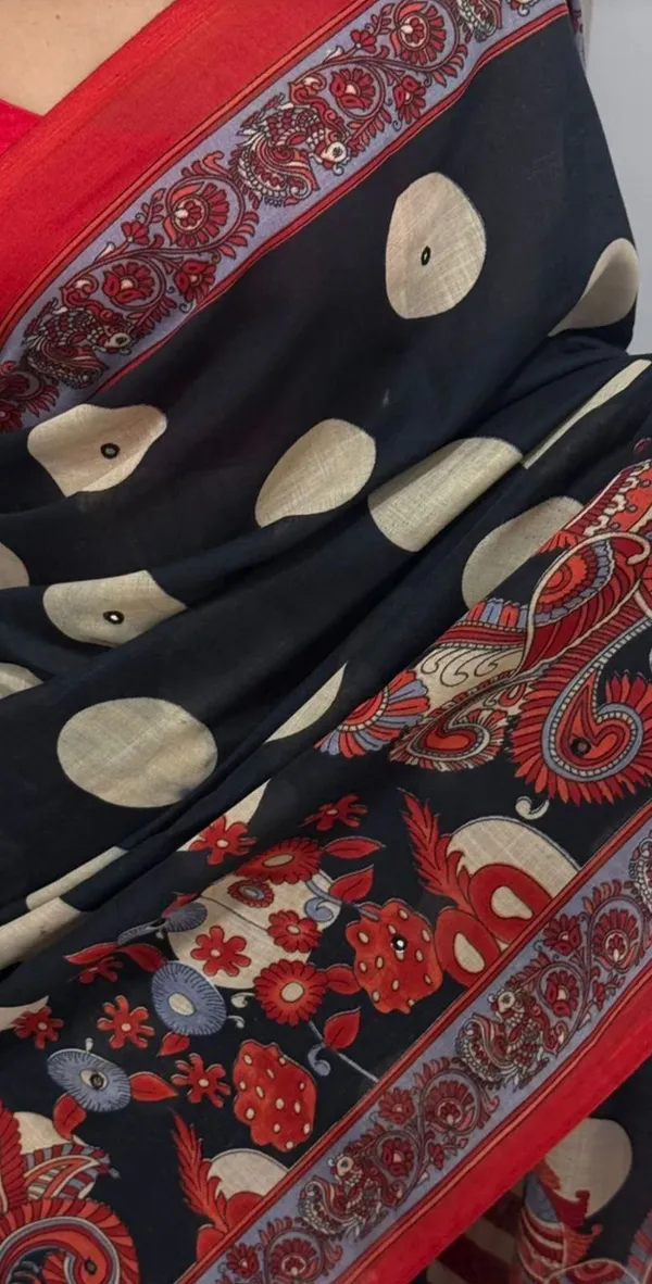 BLACK_-_JUTE_SILK_SAREE