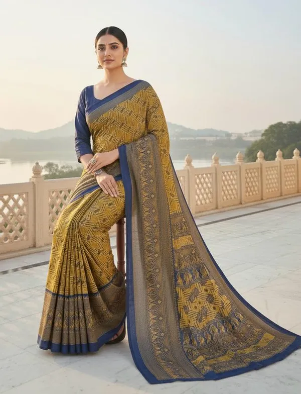 Mustard_Gold_Soft_Silk