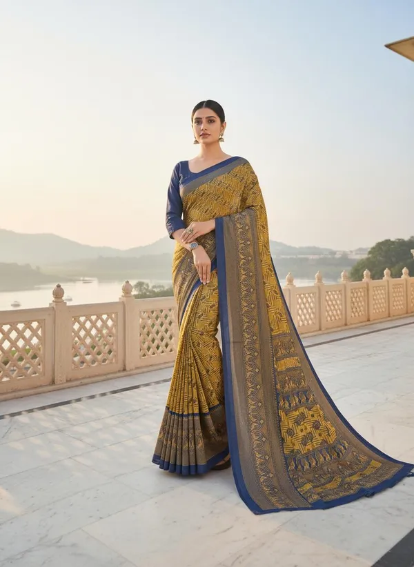 Mustard_Gold_Soft_Silk