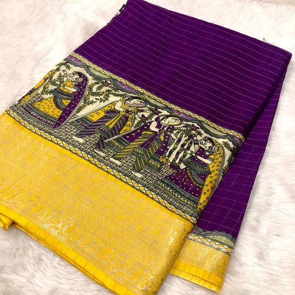 Purple_Dola_Silk__Purple_Saree_with_blouse_piece_For_Women