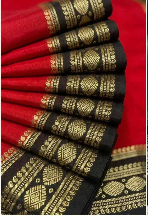RED_-RASHMIKA__MYSORE_SILK_