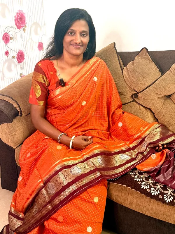Rust_Orange_Crepe_Silk_Saree
