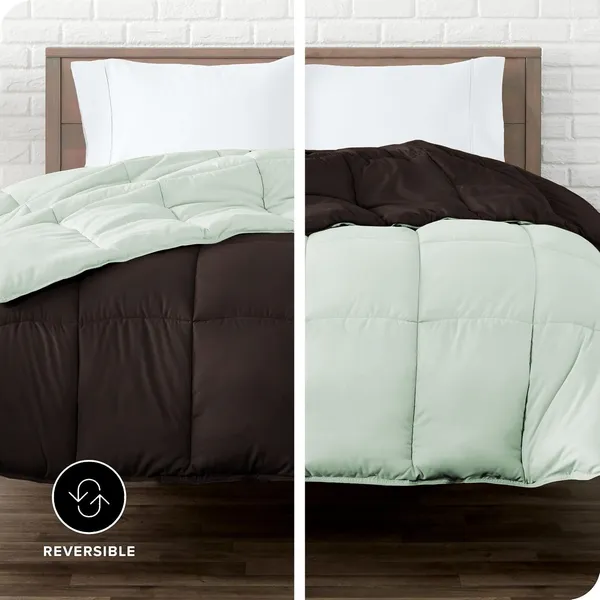 Light_Green_&_Brown_Microfiber_Solid_&_Self_Design_Comforter_For_Adults