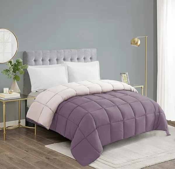 Peach_Microfiber_Solid_Comforter_For_Adults