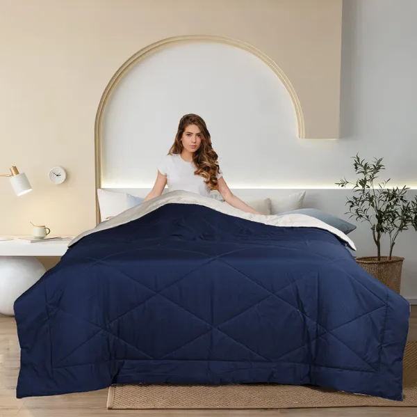 Beige_&_Dark_Blue_Microfiber_Solid_&_Self_Design_Comforter_For_Adults