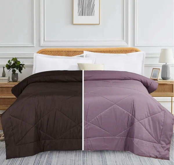 Brown_&_Purple_Microfiber_Solid_&_Self_Design_Comforter_For_Adults