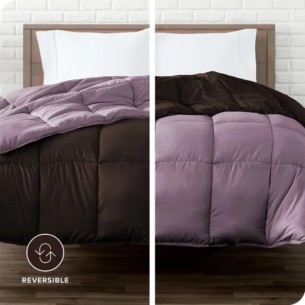 Brown_&_Purple_Microfiber_Solid_&_Self_Design_Comforter_For_Adults