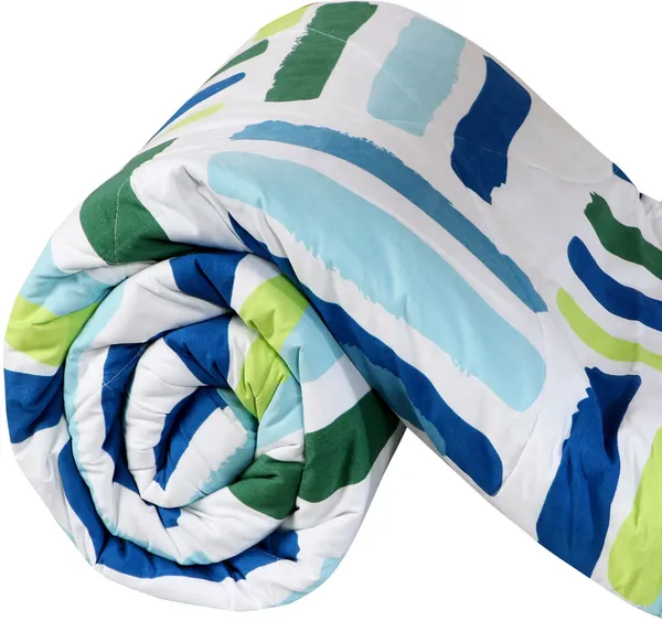 Blue_Microfiber_Floral_Ac_Blanket_For_Adults